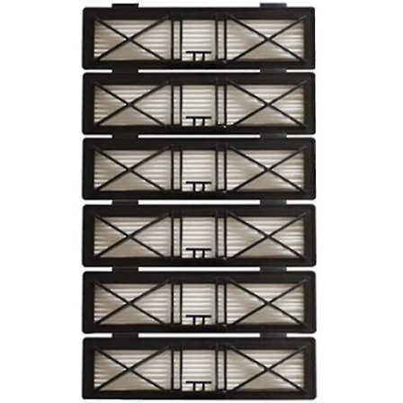 6-pack HEPA-filter till Neato Botvac D7 D3 D4 D5 D6 D70 D75 D