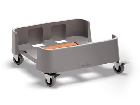 DURABLE Vagn Durabin grå 90L - Lyreco - Städ och hygien - Avfallshantering och källsortering - Sortering och återvinning