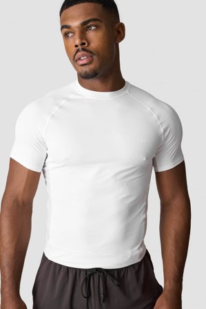 ICANIWILL - Stride Muscle Fit T-shirt Men White - Herren - ICIW