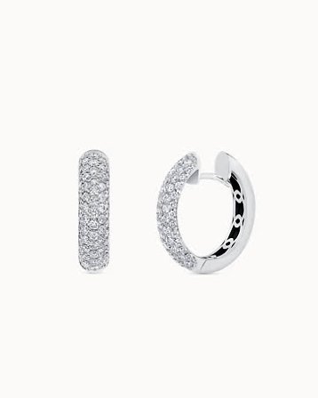 Ivy diamantörhängen i 950 platina