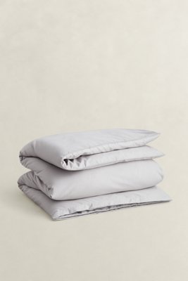 GANT - Enkeltdynetrekk i sateng 140x200cm og 140x220cm moon grey