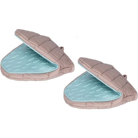 2 stk. Mini Ovn Vanter, 450 oF Varmebestandige Kogehandsker med N