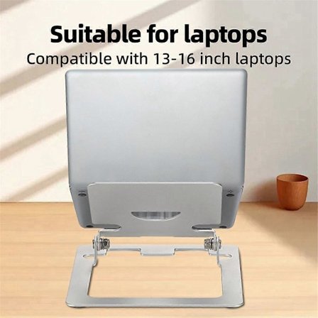 Vikbart Laptopställ Aluminiumlegering Lyftande Notebook Support Fäste Surfplatta Hållare Bas Speciellt Designad för Surfplattor