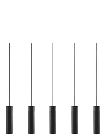 Tilo / 5-Pendant Home Lighting Lamps Ceiling Lamps Pendant Lamps Svart Nordlux