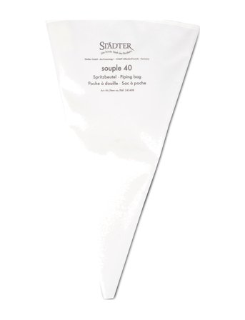 Städter Professionel Sprøjtepose 40 Cm Hvid - White - L40CM