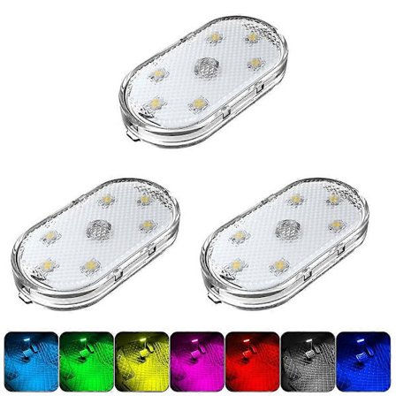 Pieces Touch Magnetisk Taklampa för Bil - Portabel Bilinteriörbelysning för Bil Lastbil Skåp Camping Husvagn