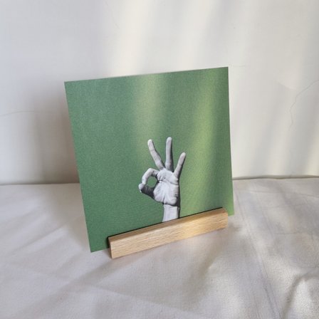 5 kort Display sæde Foto mappe Postkort kort Indsæt solid