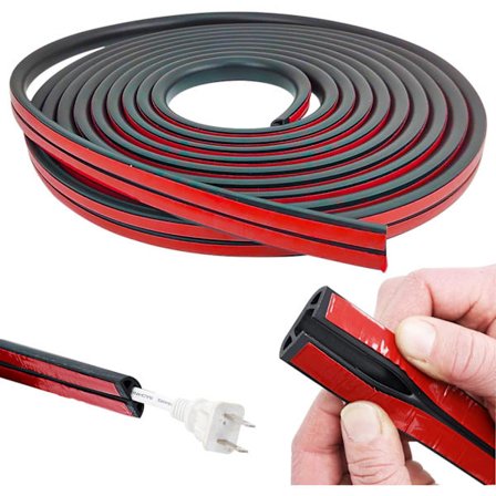 Lattian Kaapelikouru Itseliimautuva Lattian Kaapelikotelo 20x10mm,,ZQKLA