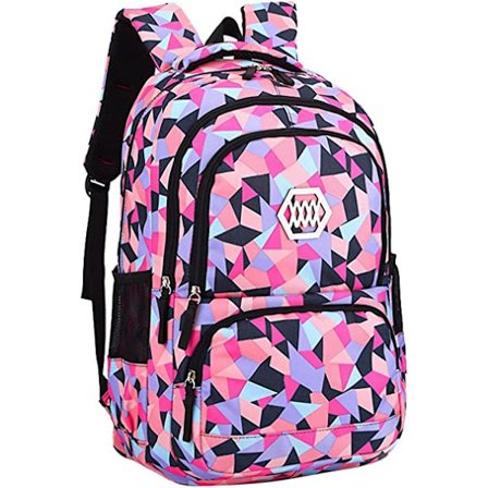 Rygsæk til piger og drenge i mellemskolen (sort L)