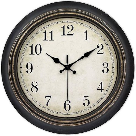 12 tommer Europeisk Retro Stille Veggklokke Stue Enkel Europeisk Antikk Veggklokke Amerikansk Landlig Nostalgi Nordisk Gammel Klokke