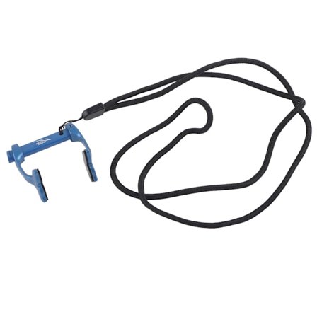 Vapaasukellus nenäklipsi uinti nenä tulpat anti-kadonnut hihna sukeltajille aloittelijoille koulutus sininen