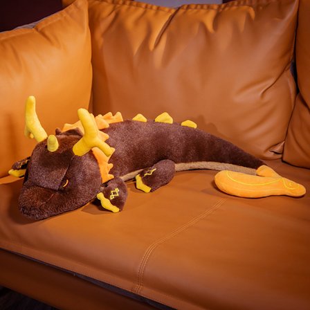 Mub- Game Genshin Impact Zhongli dinosaur stuffed animals toy big size High Quality fans favorite game peripherals