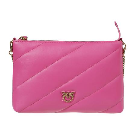 Pinko Shoulder Bags Pink, Dame Skuldertasker, Størrelse: ONE Size