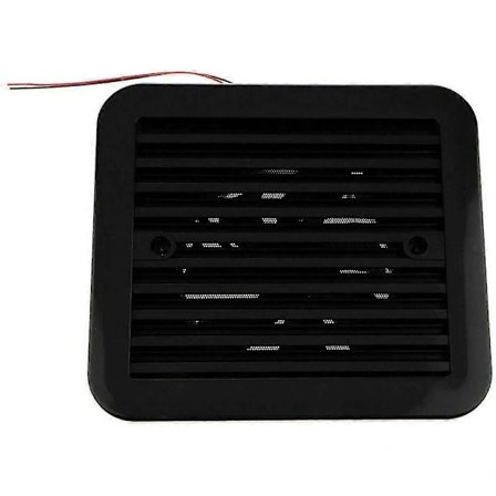 12V Enveis Stille Kjølevifte Sideutblåsningsvifte for Bil Bobil Campingvogn Bobil Vifte (Svart) - 8