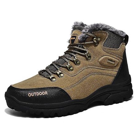 Herre Tursko Mid-Top Varm Fleece Bomullssko Fr9055