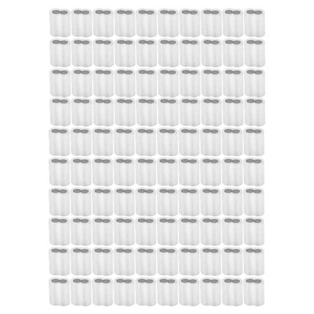 100 stk. M4 aluminiumhylser pressehylse dobbelthul 8-formet oval klemme wireklemme