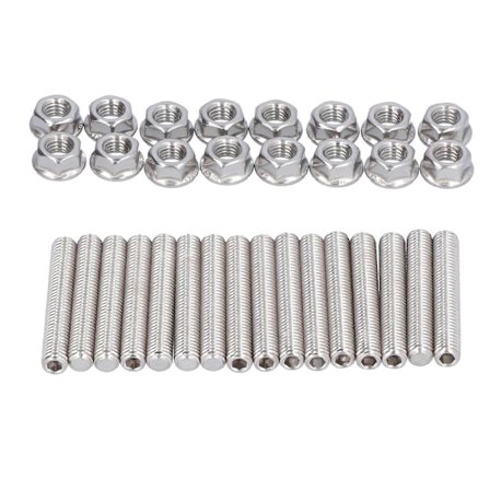 Eksosmanifold Bolt Mutter Sett N811313S431 304 Rustfritt Stål for FORD 4.6 og 5.4 LITER V8 Motor