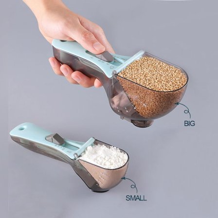 Kök Mätskedar Med Skala Plast Kaffeskedar