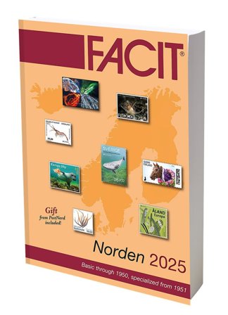 FACIT - Norden 2025 - Frimærkekatalog