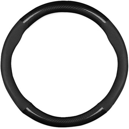 38cm Bilratt Skydd Halkfritt Andningsbart Kolfiber Ratt Skydd för De Flesta Bilar