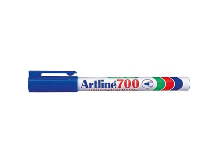 ARTLINE Märkpenna Rund 700 Perm. 0,7 blå - Lyreco - Kontorsmaterial - Pennor - Märkpennor - Rund spets