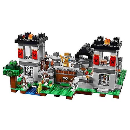 The Fortress Model Building Blocks With My World Action Figures Bricks Set Gifts Toys For Children Kids Boys Girls