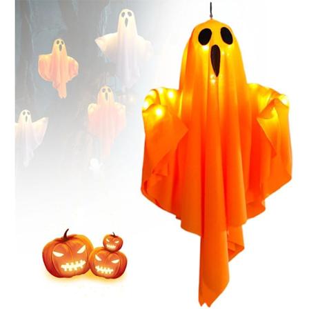Halloween-haamu-koristeet ripustettavat valaistut haamut, Halloween-haamu-koristeet pelottavilla LED-valoilla ripustettava haamu-koriste