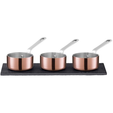 Samuel groves Scanpan Minikasserolle-sett 3 deler 6 cm' - 'Kobber