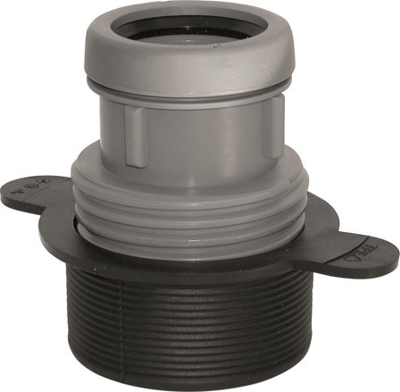 Faluplast Faluexpand Gumminippel svart/grå 83 x 50 mm, Innendørsavløp