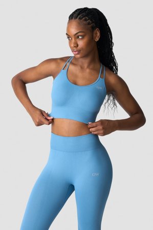 ICANIWILL - Define Seamless Sports Bra Light Teal - Sport-BH - Damen - ICIW