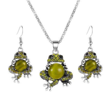 Occident Fashion Djursmycken Opal Grodor Paddor Örhängen