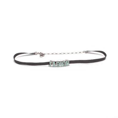 Dior Vintage Pre-owned Metal necklaces Sort, Dame Vintage Smykker, Størrelse: ONE Size