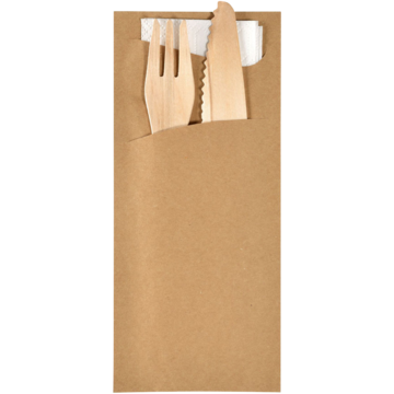 Serviett Sachetto Eco Brown*