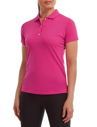 FootJoy Stretch Pique Solid - Pink - XS