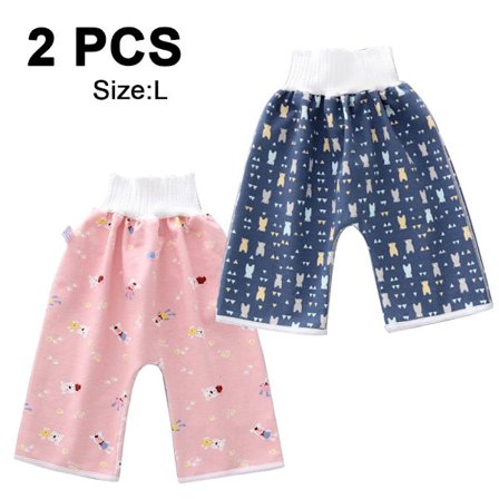 Pakker med vanntette og lekkasjesikre bleiebukser Potte-treningsklør