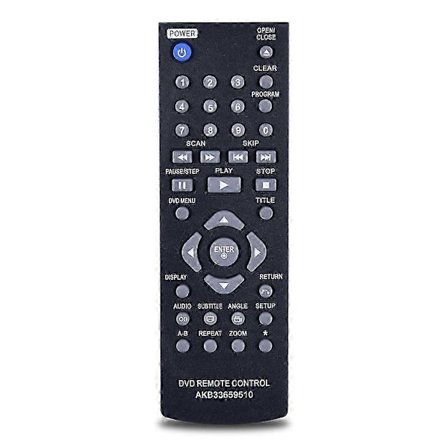 Fjernbetjening til LG DVD-afspiller Controller AKB33659510 Fjernbetjening DVX390 DP122 DVX440 DP520 DP522 DVX452 DVX450