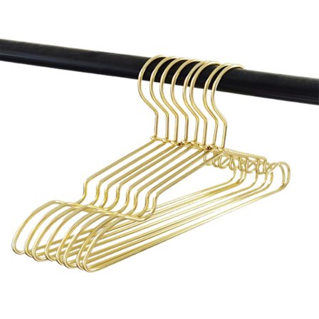 10 stk. tøj bøjler heavy duty metal stærk skridsikker tøj frakke bøjle til soveværelse