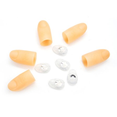 Sæt med 3 Magic Thumb Lights, Falske Fingre LED Magic Finger