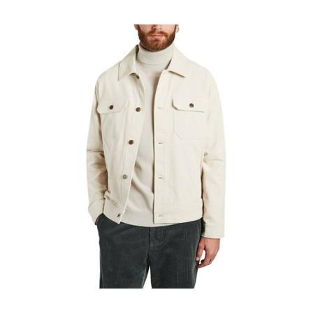 Samsøe Samsøe - Jeansjackor - Beige - Herr - Storlek: L, Herr, Storlek: L