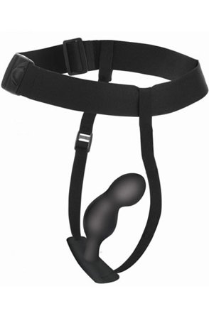 P-Spot Plugger Prostate Plug Set With Harness Etusauhasen stimulointi