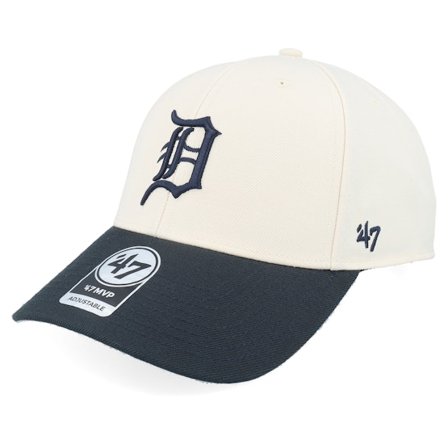 47 Brand - MLB Béžová adjustable Kšiltovka - Detroit Tigers Two Tone Mvp Natural/Black Adjustable @ Hatstore