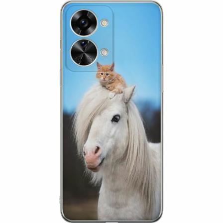 Oneplus Nord 2t Mjukt Skal - Häst & Katt