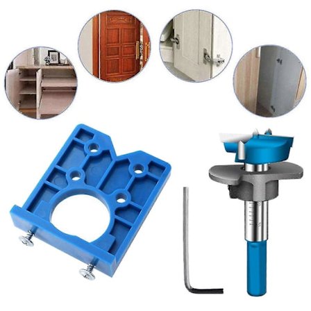 35 mm dold skåpsgångjärnsborr med borr för köksskåpsdörrar