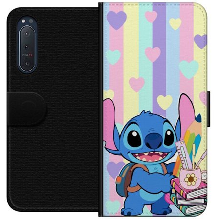 Kompatibel Tegnebogsetui til Sony Xperia 5 II BMW M4 i neonlime driftstil med graffiti og bygaderacerfølelse