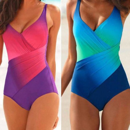 Vintage Ruffle Højtaljet Bikini Badetøj Kvinder Badetøj