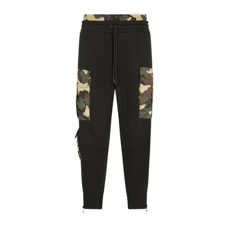Dolce & Gabbana, Trousers Groen, Heren, Maat:M,Katoen,Camouflage