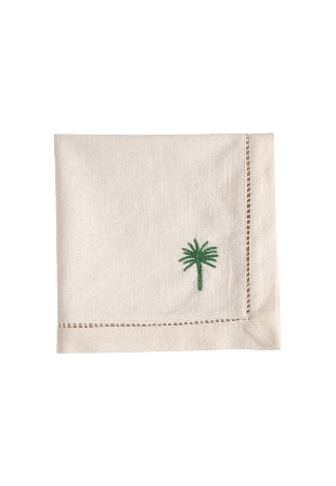 Pick A Poppy Cannes Servett - 45x45 Cm Bordstextil Grön