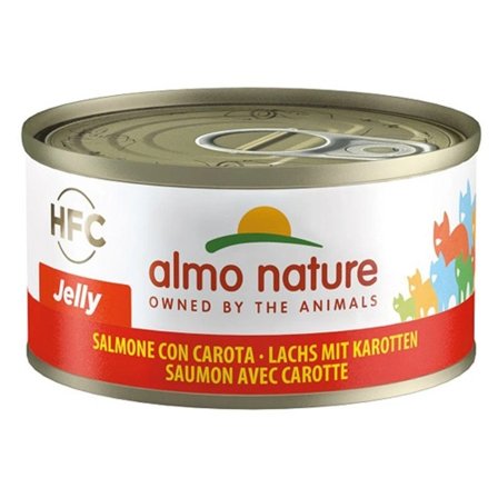 Almo Nature HFC Jelly Cibo Umido Salmone E Carote Per Gatti