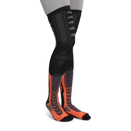 Șosete Acerbis X-Leg Pro Negru-Portocaliu L