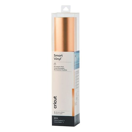 Film Vinyle Autocollant - Cricut - Smart Vinyl - Permanent - 33 x 360 cm - Mat Champagne